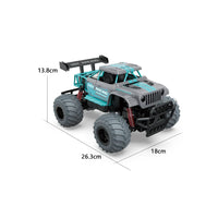 HKM-147795 Colorful 27MHZ Remote Control Electric Racing Car - 360° Stunt Rock Crawler for Indoor and Outdoor Play