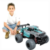 HKM-147795 Colorful 27MHZ Remote Control Electric Racing Car - 360° Stunt Rock Crawler for Indoor and Outdoor Play