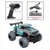 HKM-147795 Colorful 27MHZ Remote Control Electric Racing Car - 360° Stunt Rock Crawler for Indoor and Outdoor Play