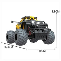 HKM-147795 Colorful 27MHZ Remote Control Electric Racing Car - 360° Stunt Rock Crawler for Indoor and Outdoor Play