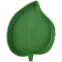 HKM-147859 Leaf-Shaped Food and Water Bowls for Reptiles – 2 Pcs, Ideal for Tortoises, Lizards, Bearded Dragons, and Small Snakes