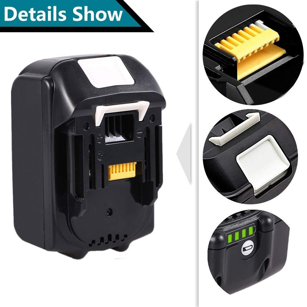 HKM-147859 Lithium Battery Pack for Electric Tools - Multiple Capacity Options (1.5Ah to 9.0Ah)