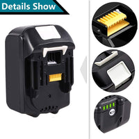 HKM-147859 Lithium Battery Pack for Electric Tools - Multiple Capacity Options (1.5Ah to 9.0Ah)