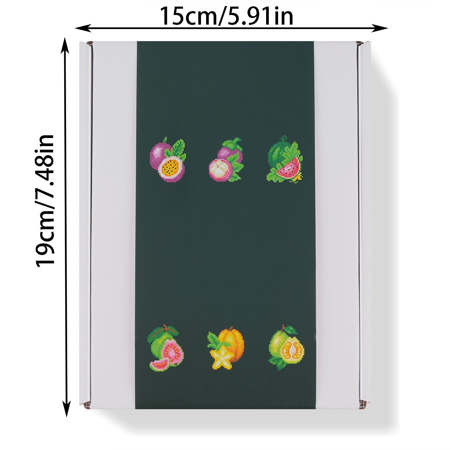 HKM-147923 Frameless 5D Diamond Painting Set - Creative 5X7 Inch Pineapple Design
