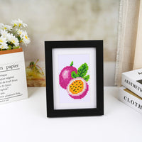 HKM-147923 Frameless 5D Diamond Painting Set - Creative 5X7 Inch Pineapple Design