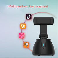 HKM-148051 Smart PTZ Face Recognition Camera with 360-Degree Tracking, ABS Material, Compatible with Android and iOS