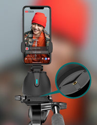 HKM-148051 Smart PTZ Face Recognition Camera with 360-Degree Tracking, ABS Material, Compatible with Android and iOS