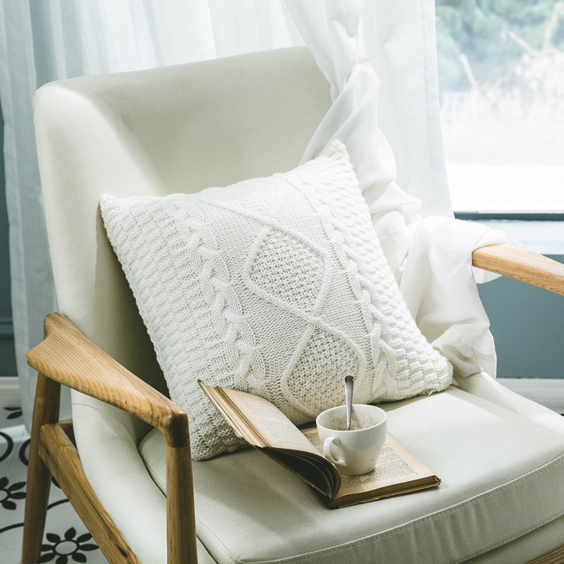 HKM-148115 Soft Decorative Pillow Case - Various Colors, 45x45 cm