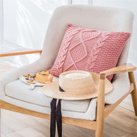 HKM-148115 Soft Decorative Pillow Case - Various Colors, 45x45 cm
