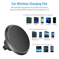 HKM-148179 Magnetic Wireless Car Charger for Quick and Easy Device Charging