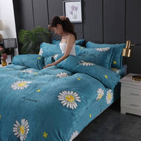 HKM-148307 Charming Double-Sided Fleece Quilt Cover in Various Patterns and Sizes