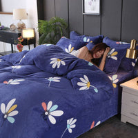 HKM-148307 Charming Double-Sided Fleece Quilt Cover in Various Patterns and Sizes