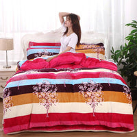 HKM-148307 Charming Double-Sided Fleece Quilt Cover in Various Patterns and Sizes