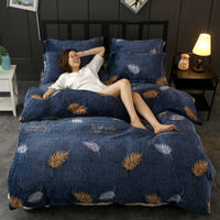 HKM-148307 Charming Double-Sided Fleece Quilt Cover in Various Patterns and Sizes