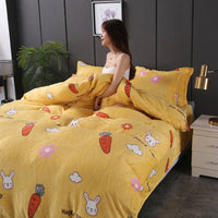 HKM-148307 Charming Double-Sided Fleece Quilt Cover in Various Patterns and Sizes