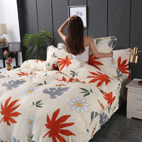 HKM-148307 Charming Double-Sided Fleece Quilt Cover in Various Patterns and Sizes