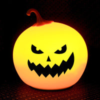 HKM-148435 Colorful Halloween Pumpkin Lantern Night Light - USB Rechargeable Decorative Prop