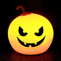 HKM-148435 Colorful Halloween Pumpkin Lantern Night Light - USB Rechargeable Decorative Prop