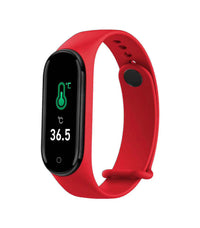 HKM-148499 Smart Watch with Temperature Measurement and Sleep Monitoring - Available in Blue, Black, and Red