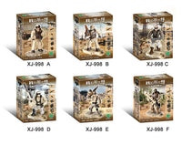 HKM-148563 Mixed Special Forces Action Figures Set with Military Accessories - 6-Piece Toy Soldier Collection for Ages 4+