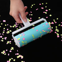 HKM-148755 Large Washable Roller Brush for Dust and Hair Removal from Clothes - 16cm Length, 4.5cm Diameter
