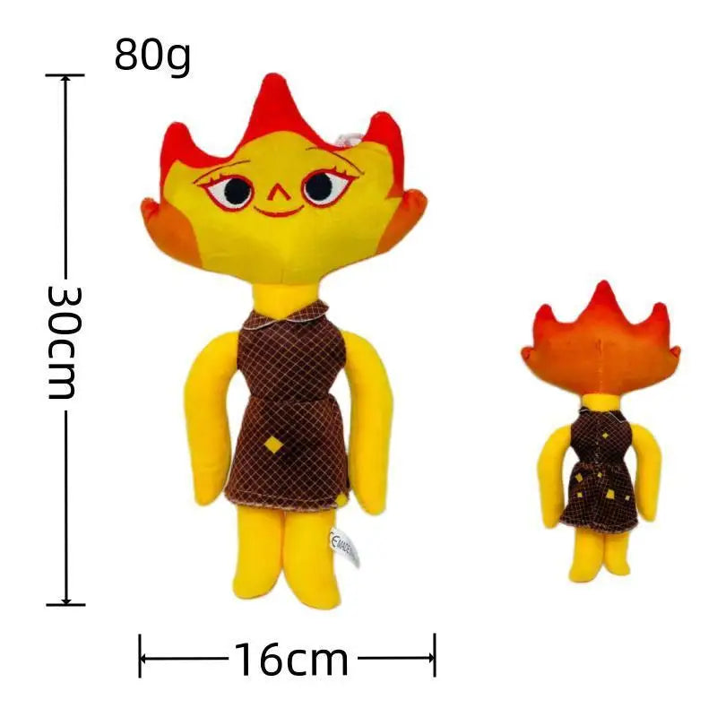 KTX-148819 Crazy Elemental City Plush Stuffed Animals Soft Toy for Kids Birthday Gifts – 20cm to 30cm Plush Dolls