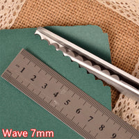 HKM-148819 Stainless Steel Thread Cutter with V-Type Handle and Zigzag Blade, 235mm Length