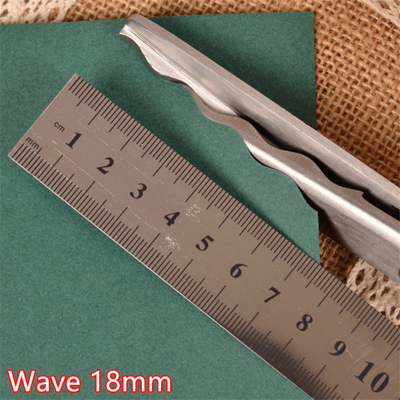 HKM-148819 Stainless Steel Thread Cutter with V-Type Handle and Zigzag Blade, 235mm Length