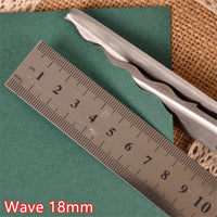 HKM-148819 Stainless Steel Thread Cutter with V-Type Handle and Zigzag Blade, 235mm Length