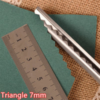 HKM-148819 Stainless Steel Thread Cutter with V-Type Handle and Zigzag Blade, 235mm Length