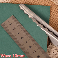 HKM-148819 Stainless Steel Thread Cutter with V-Type Handle and Zigzag Blade, 235mm Length