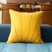 HKM-148883 Handmade Retro Double-Faced Plush Cushion Cover with Floral Design, 45x45 cm