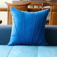 HKM-148883 Handmade Retro Double-Faced Plush Cushion Cover with Floral Design, 45x45 cm