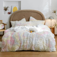 HKM-149139 Warm Polyester Bed Sheet and Quilt Cover Set - Multiple Sizes Available