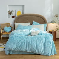 HKM-149139 Warm Polyester Bed Sheet and Quilt Cover Set - Multiple Sizes Available