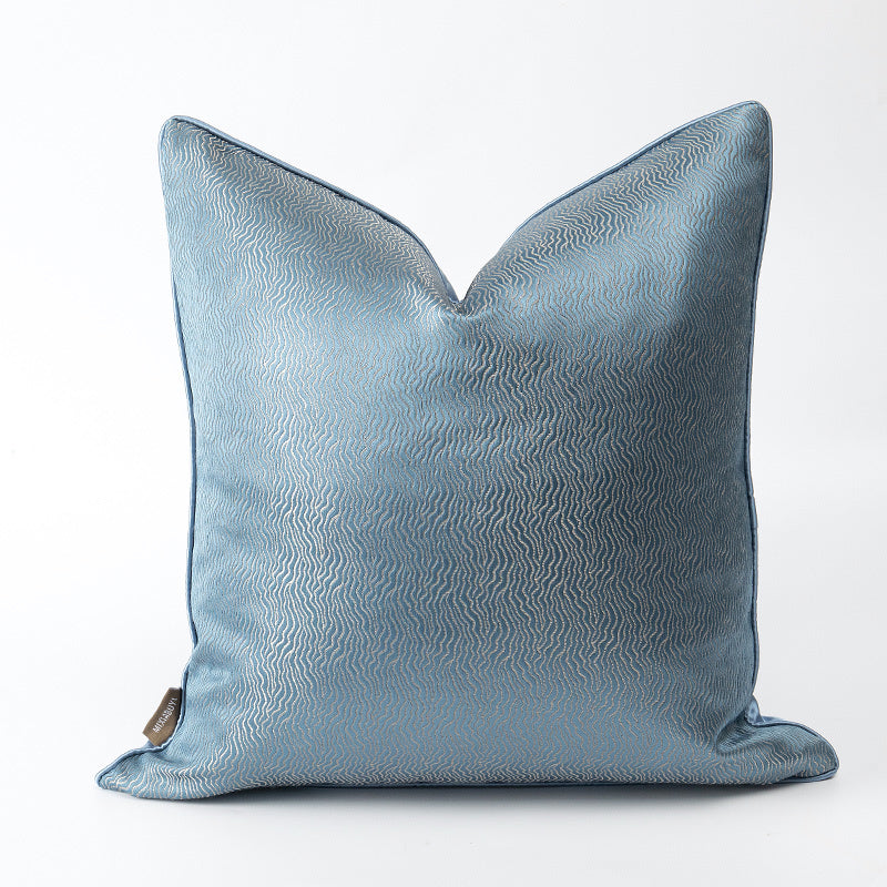 HKM-149267 Blue and White Patchwork Cushion Covers for Living Room – Various Sizes Available