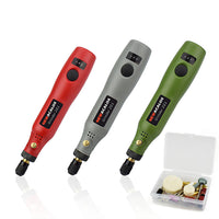 HKM-149331 USB Rechargeable Electric Grinder with Adjustable Speed and 25 Accessories for DIY Projects
