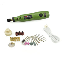 HKM-149331 USB Rechargeable Electric Grinder with Adjustable Speed and 25 Accessories for DIY Projects