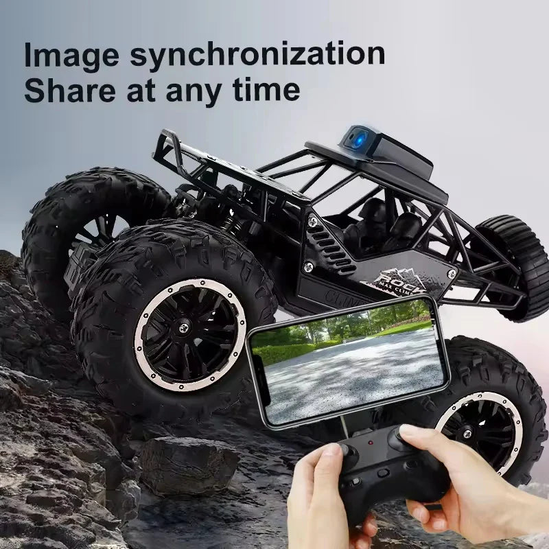 HKM-149395 High Definition WIFI Camera Off-Road Climbing Car with LED Lights, 2.4G Remote Control, Ready-to-Go
