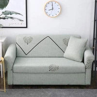 HKM-149459 Modern Striped Full Stretch Polyester Sofa Cover for Complete Protection