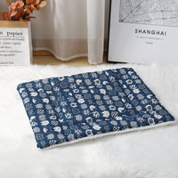 HKM-149523 Thick Cotton Linen Lamb Wool Blanket Kennel Dog Mat Pet Supplies