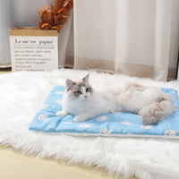 HKM-149523 Thick Cotton Linen Lamb Wool Blanket Kennel Dog Mat Pet Supplies