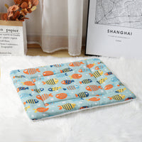 HKM-149523 Thick Cotton Linen Lamb Wool Blanket Kennel Dog Mat Pet Supplies
