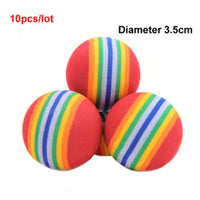 HKM-149587 EVA Pet Rainbow Ball Cat Foam Colorful Bouncy Ball