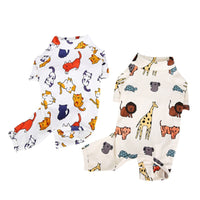 HKM-149651 Cartoon Dog T-Shirt for Pets – Comfortable Cotton Polyester Outfit, Sizes S to XXL