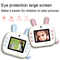 HKM-149715 Mini Cartoon Rabbit Instant Digital Print Camera with Wi-Fi for Kids Age 6+