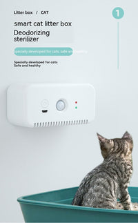 HKM-149779 Elegant White Pet Deodorizer Air Purifier for Effective Odor Removal