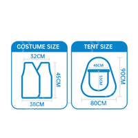 HKM-149779 Pretend Play Doctor Tent for Kids - Educational Children's Playhouse for Ages 2-7