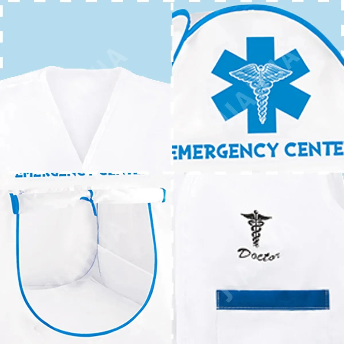 Pretend Play Doctor Tent for Kids - Educational Children's Playhouse for Ages 2-7