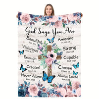 HKM-149971 Super Soft Flannel Blanket - Multiple Sizes, All-Season Design in Polyester Fiber
